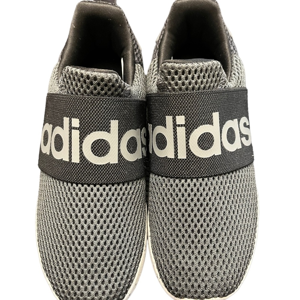 Adidas Lite Racer Adapt 4.0 NWOT Boys Sneakers Sz 13 Gray Black Mesh Stretch